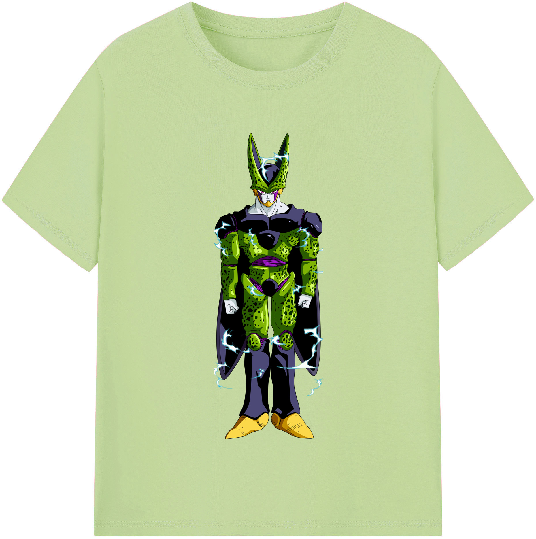 （画像用） ドラゴンボール セル DRAGON BALL Cell 綿100％半袖Tシャツ（フロントプリント）